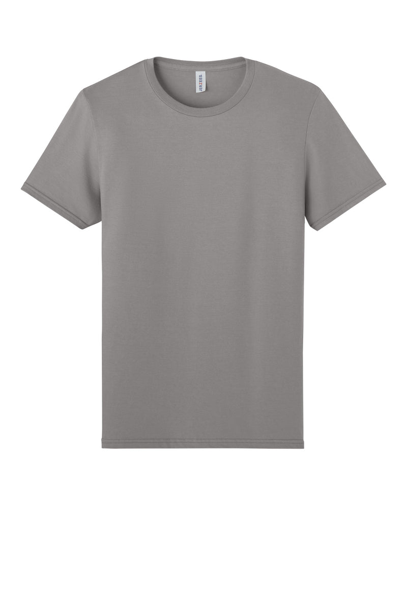 Jerzees Unisex Premium Combed Ring Spun Cotton Tee - Rock