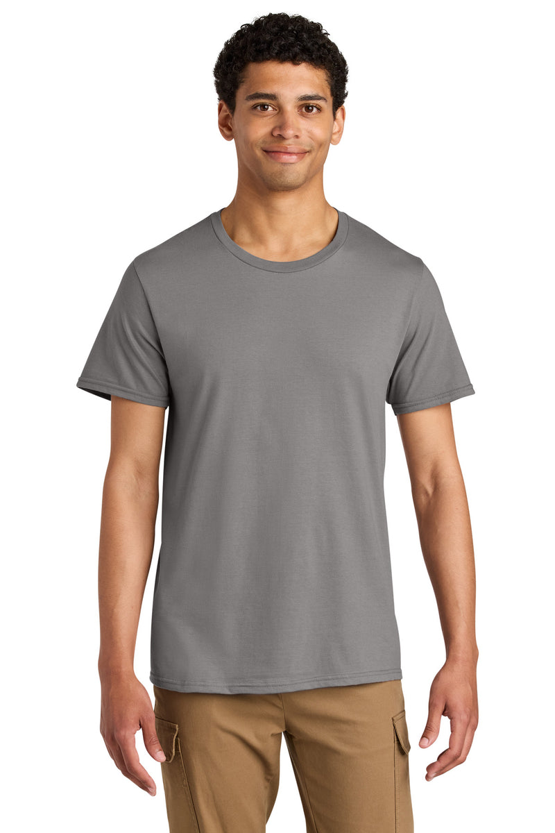 Jerzees Unisex Premium Combed Ring Spun Cotton Tee - Rock