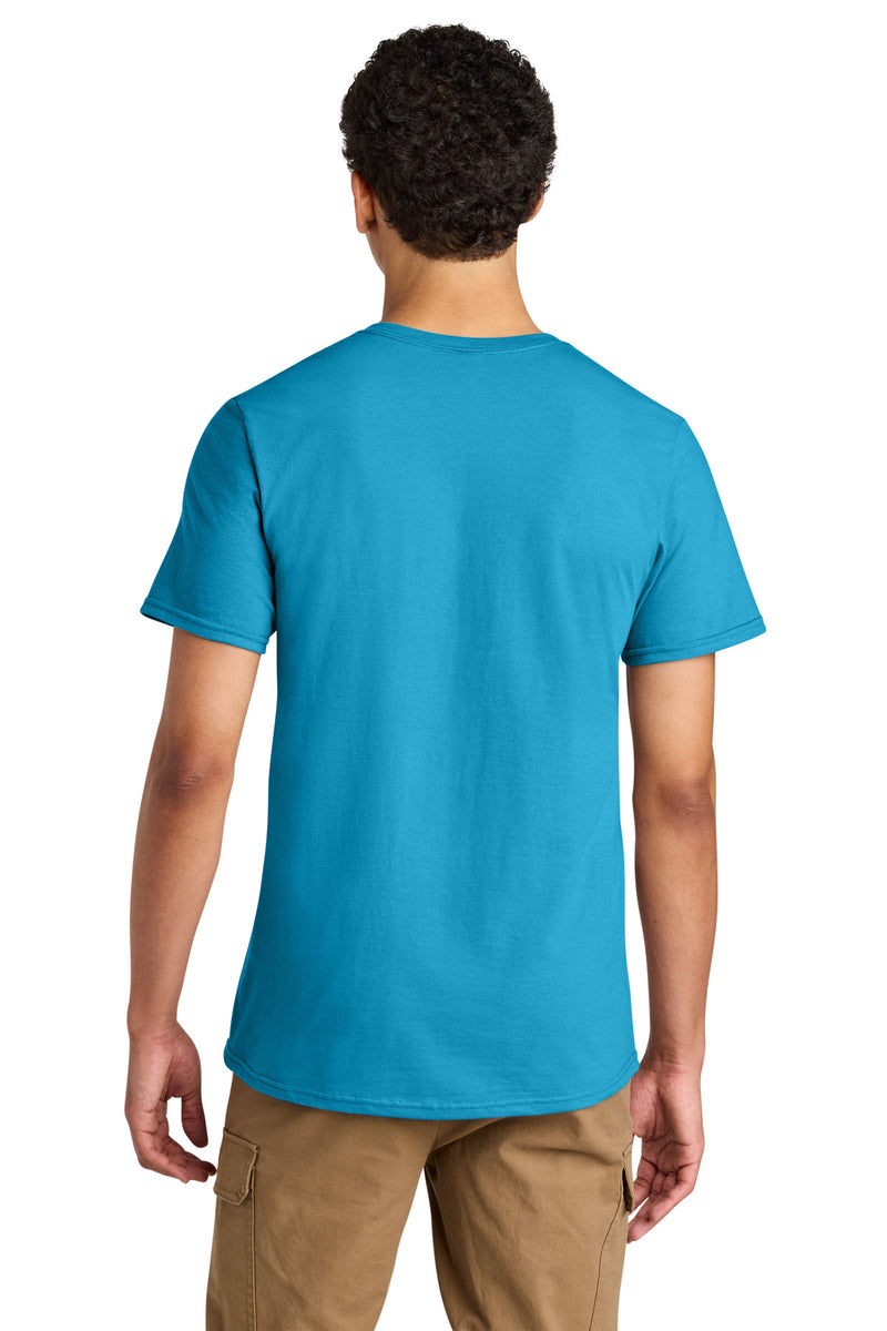 Jerzees Unisex Premium Combed Ring Spun Cotton Tee - Soul Blue