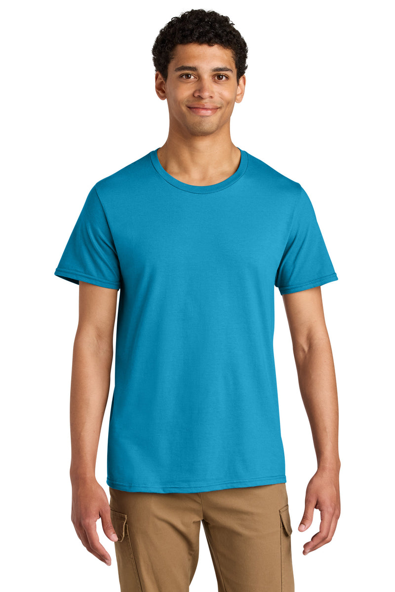 Jerzees Unisex Premium Combed Ring Spun Cotton Tee - Soul Blue
