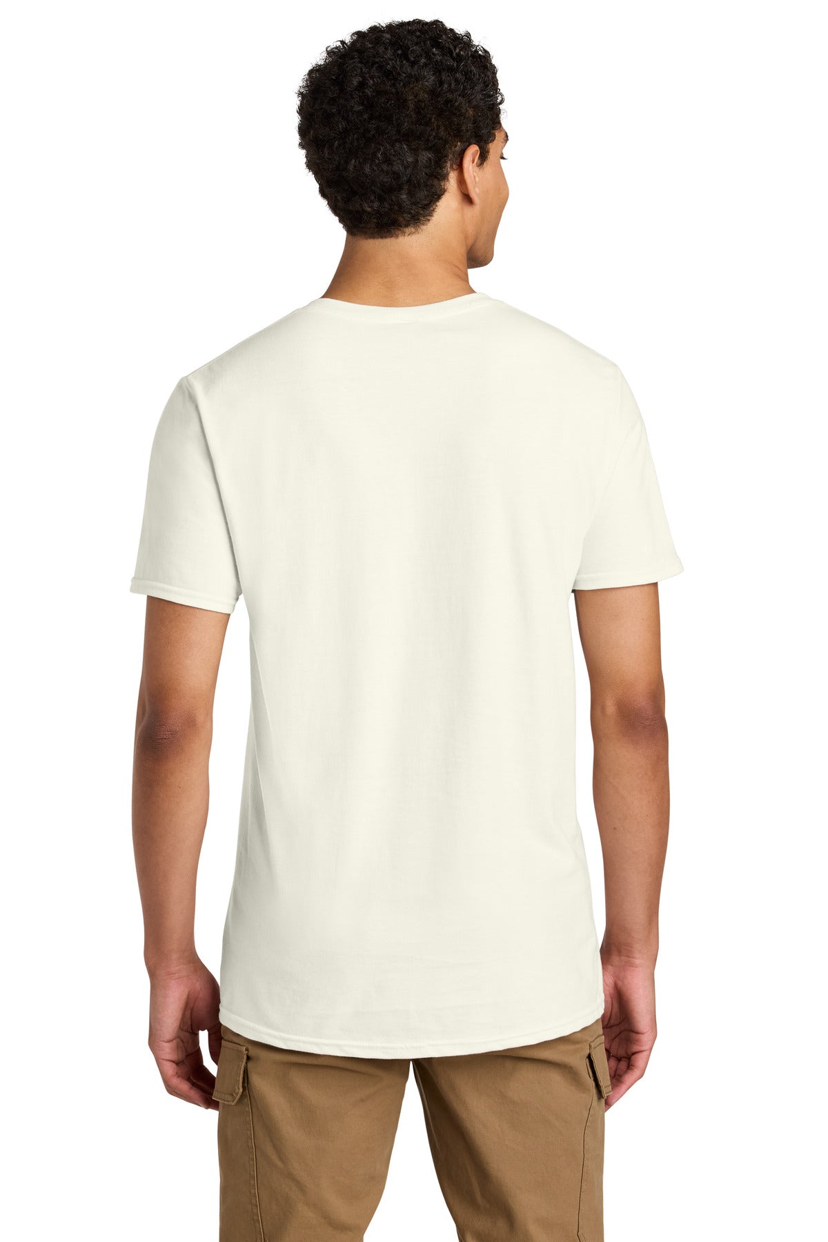 Jerzees Unisex Premium Combed Ring Spun Cotton Tee - Sweet Cream Heather