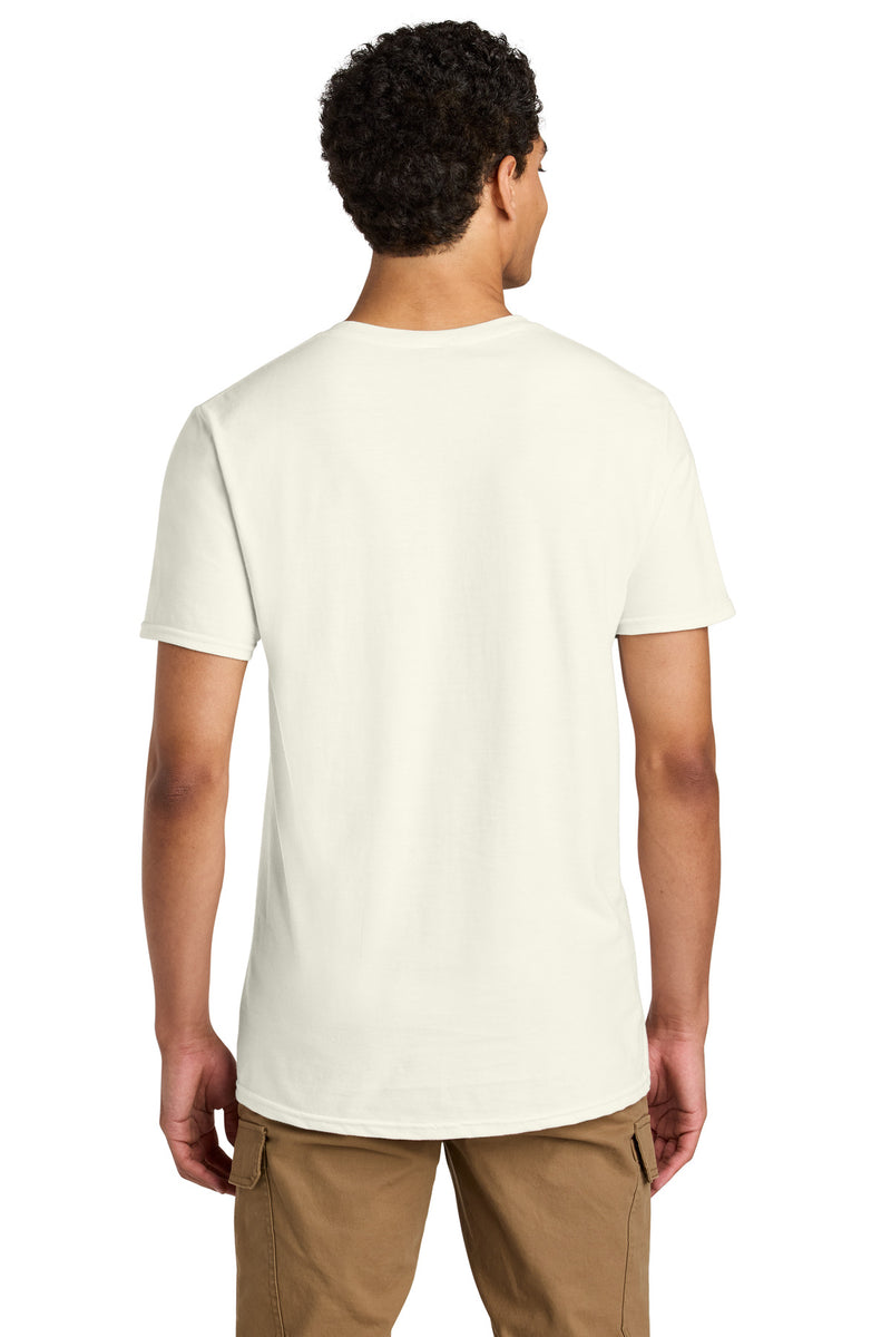 Jerzees Unisex Premium Combed Ring Spun Cotton Tee - Sweet Cream Heather