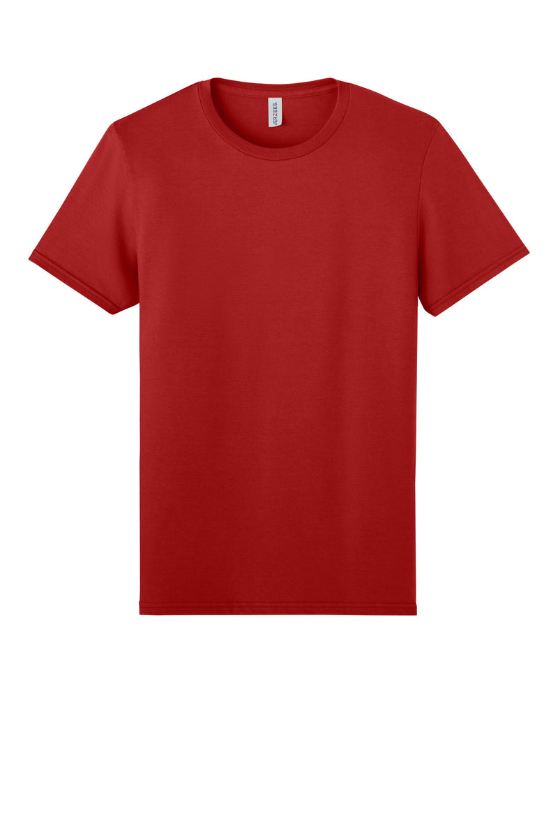 Jerzees Unisex Premium Combed Ring Spun Cotton Tee - True Red