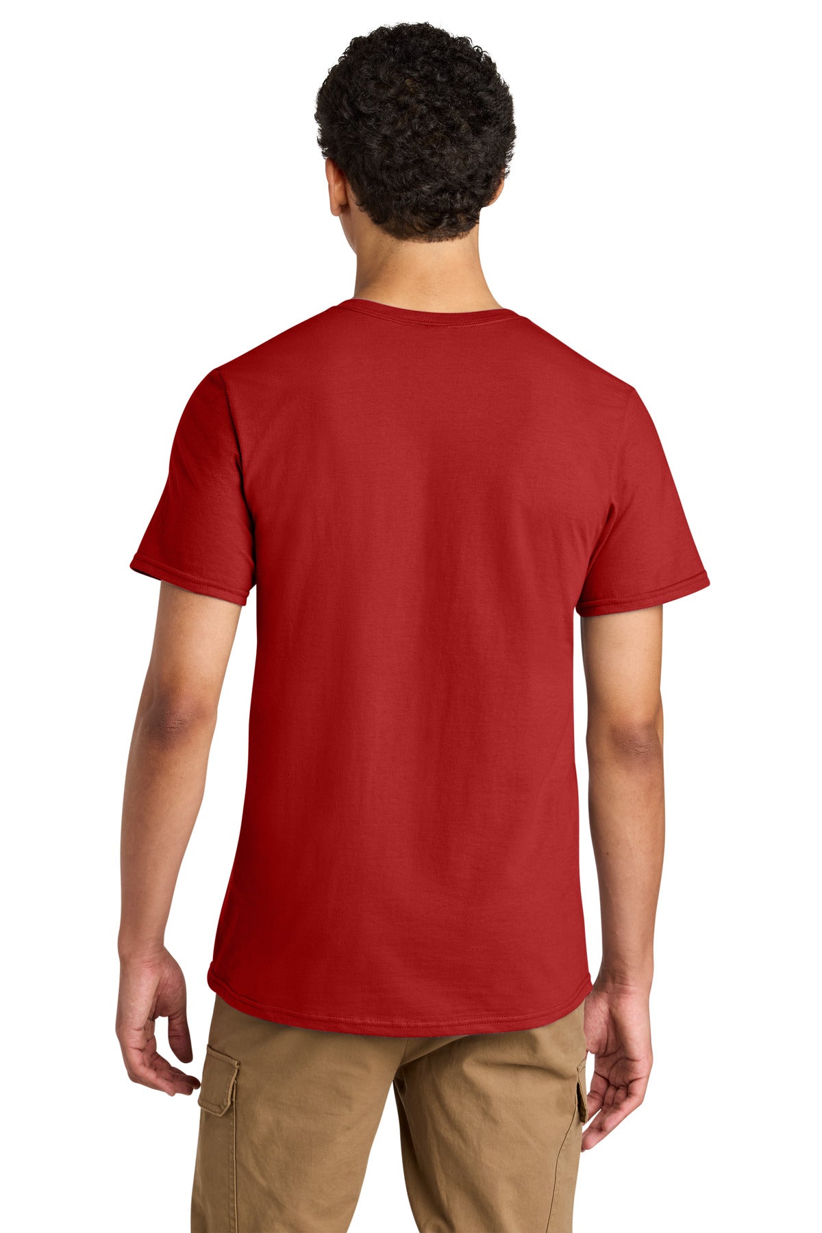 Jerzees Unisex Premium Combed Ring Spun Cotton Tee - True Red