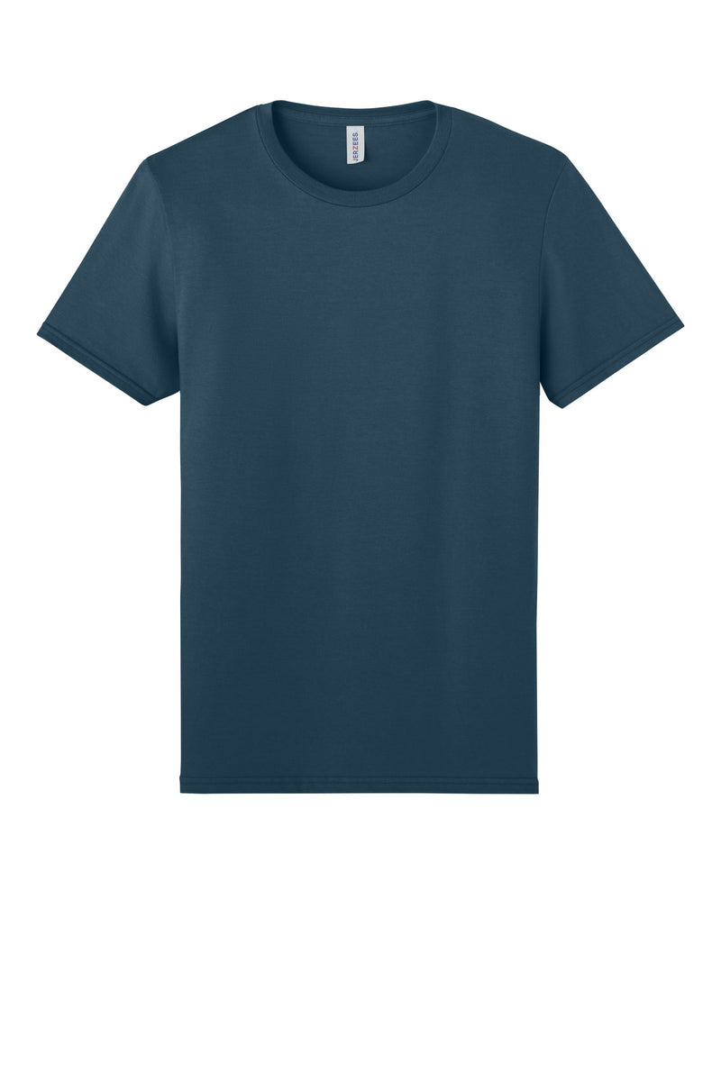 Jerzees Unisex Premium Combed Ring Spun Cotton Tee - Washed Navy