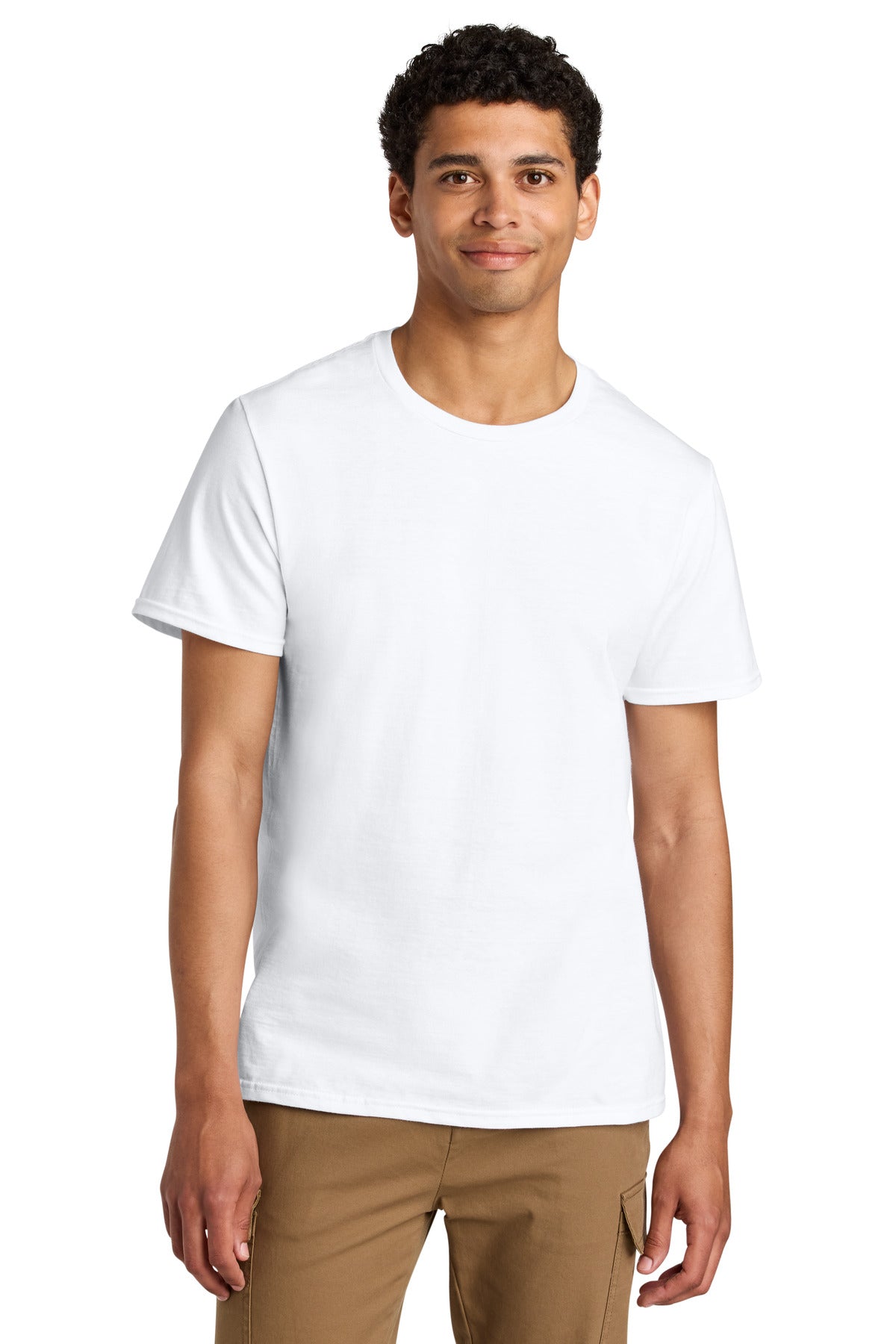 Jerzees Unisex Premium Combed Ring Spun Cotton Tee - White