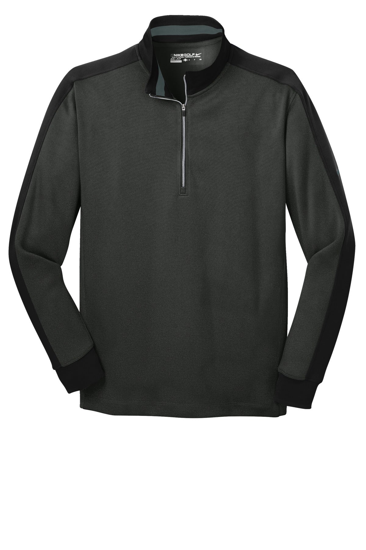 Nike Dri-FIT 1/2-Zip Cover-Up - Anthracite Heather/ Black