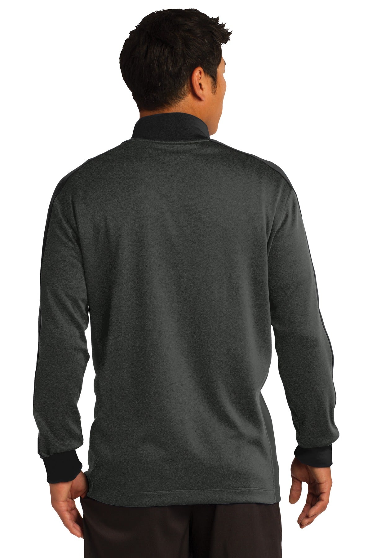 Nike Dri-FIT 1/2-Zip Cover-Up - Anthracite Heather/ Black