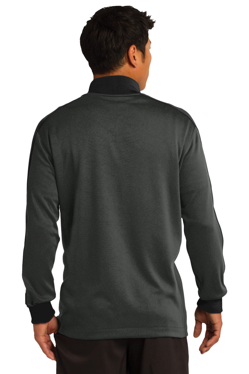 Nike Dri-FIT 1/2-Zip Cover-Up - Anthracite Heather/ Black