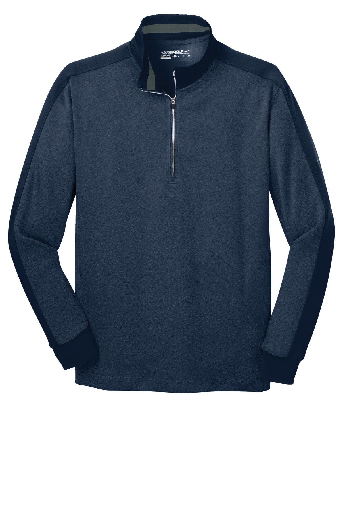 Nike Dri-FIT 1/2-Zip Cover-Up - Midnight Navy Heather/ Midnight Navy