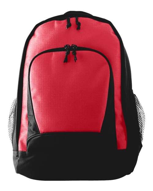 Ripstop Backpack - Red/ Black