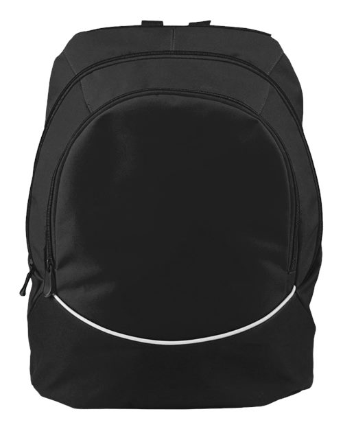 Tri-Color Backpack - Black/ Black/ White