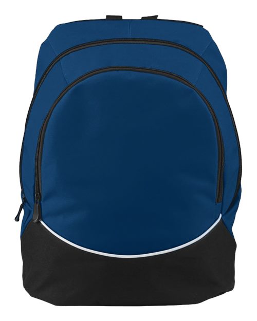 Tri-Color Backpack - Navy/ Black/ White