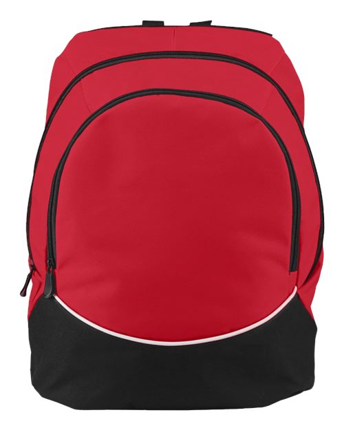 Tri-Color Backpack - Red/ Black/ White