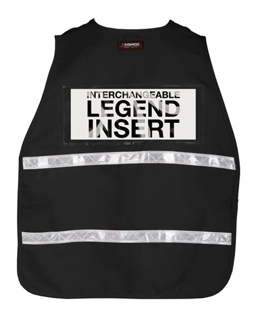 Unisex 700 Series Incident Command Vest - 3702i Black