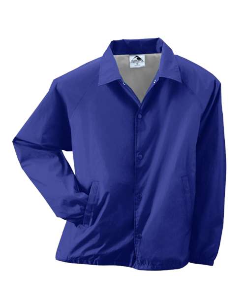 Men's Coach's Jacket - Purple