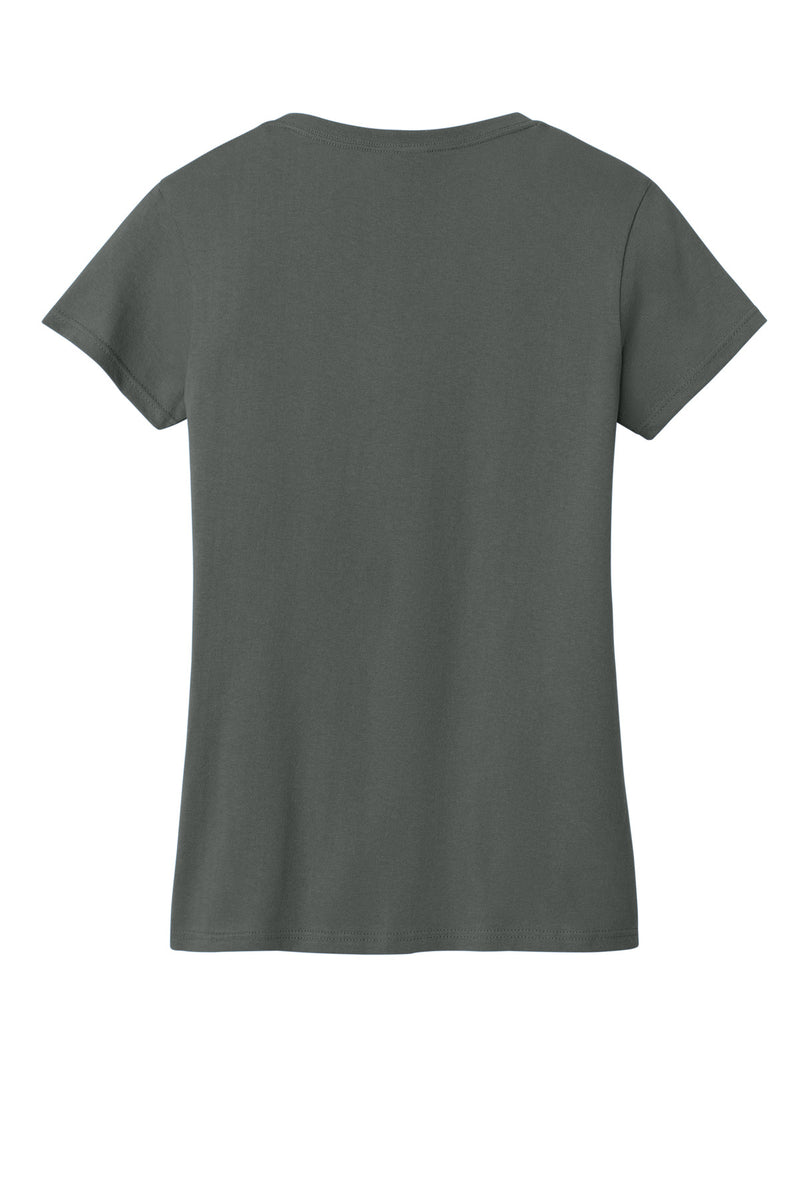 Gildan Women's Heavy Cotton 100% Cotton V-Neck T-Shirt - Charcoal