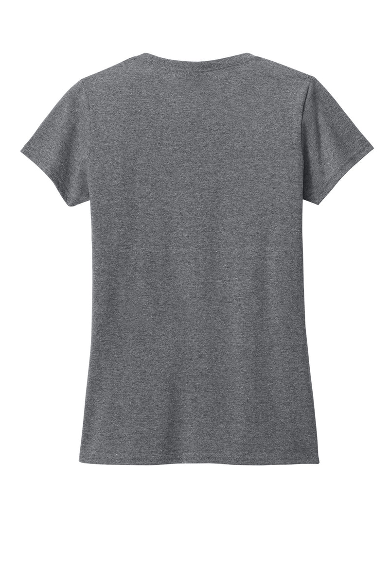 Gildan Women's Heavy Cotton 100% Cotton V-Neck T-Shirt - Graphite Heather