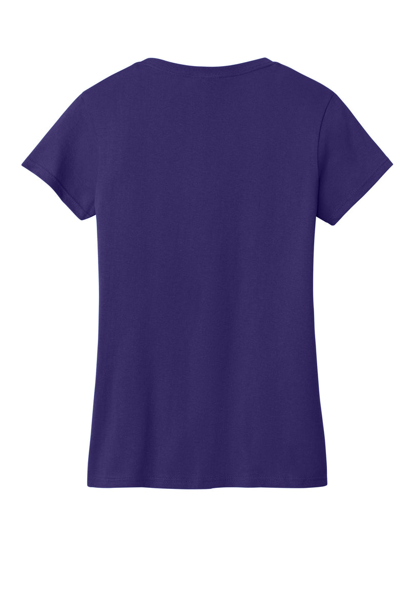Gildan Women's Heavy Cotton 100% Cotton V-Neck T-Shirt - Purple