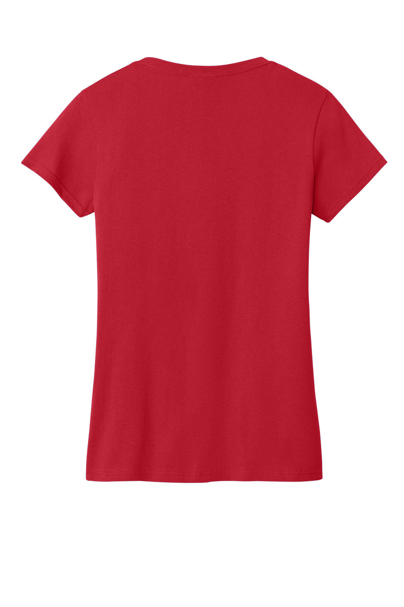 Gildan Women's Heavy Cotton 100% Cotton V-Neck T-Shirt - Red