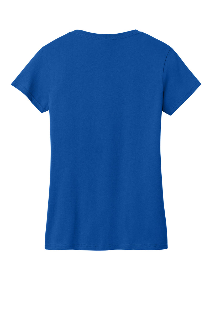Gildan Women's Heavy Cotton 100% Cotton V-Neck T-Shirt - Royal