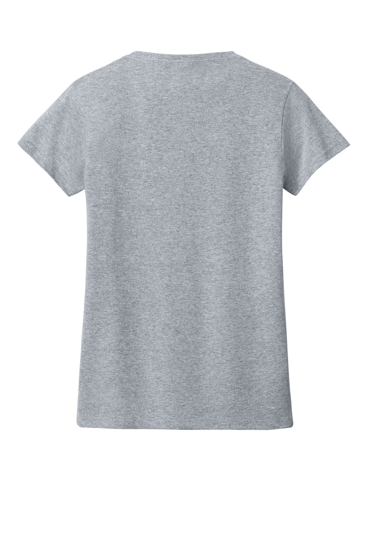 Gildan Women's Heavy Cotton 100% Cotton V-Neck T-Shirt - Sport Grey