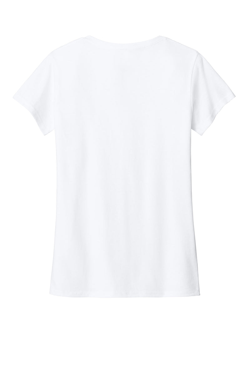Gildan Women's Heavy Cotton 100% Cotton V-Neck T-Shirt - White