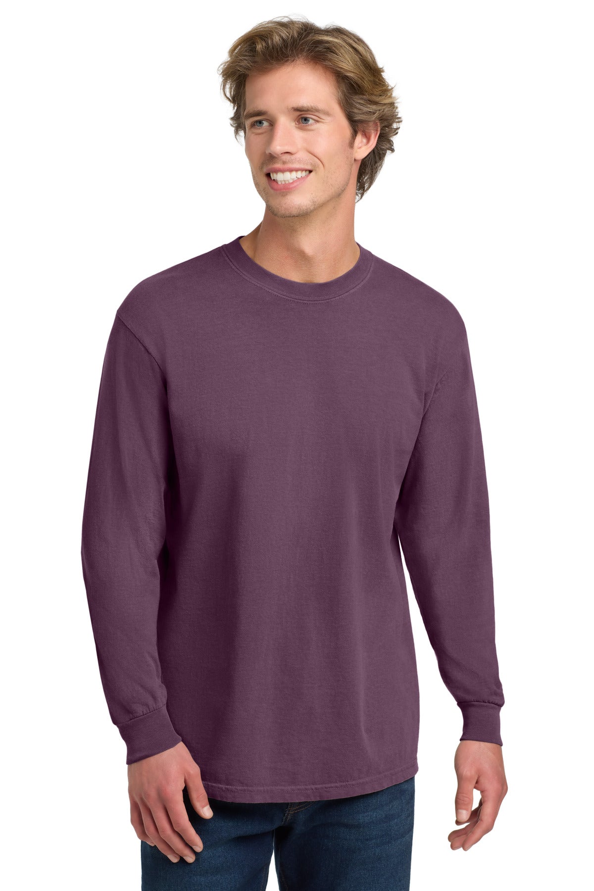 COMFORT COLORS  Heavyweight Ring Spun Long Sleeve Tee - Berry