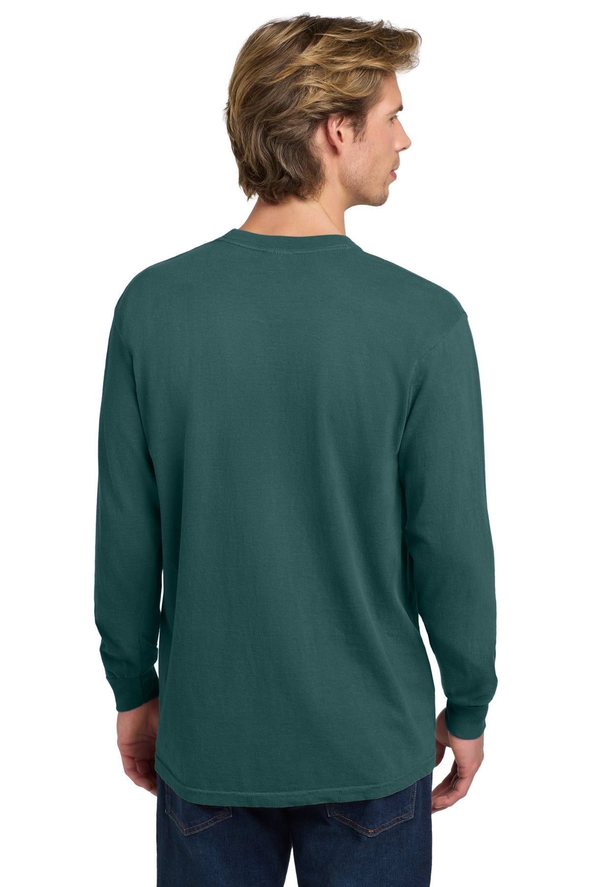COMFORT COLORS  Heavyweight Ring Spun Long Sleeve Tee - Blue Spruce