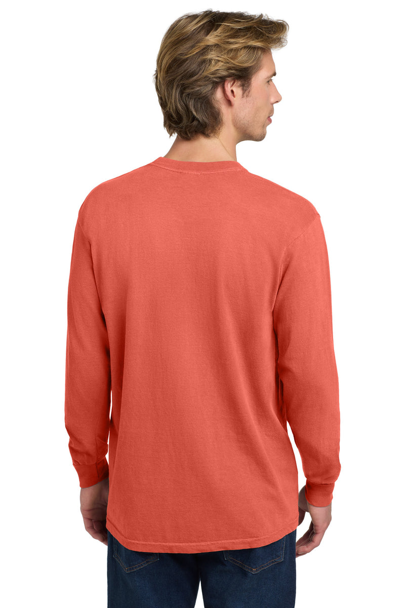 COMFORT COLORS  Heavyweight Ring Spun Long Sleeve Tee - Bright Salmon