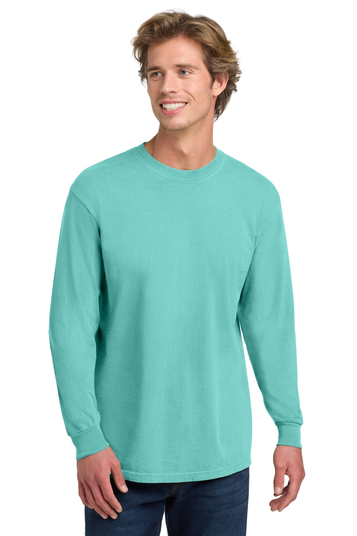COMFORT COLORS  Heavyweight Ring Spun Long Sleeve Tee - Chalky Mint