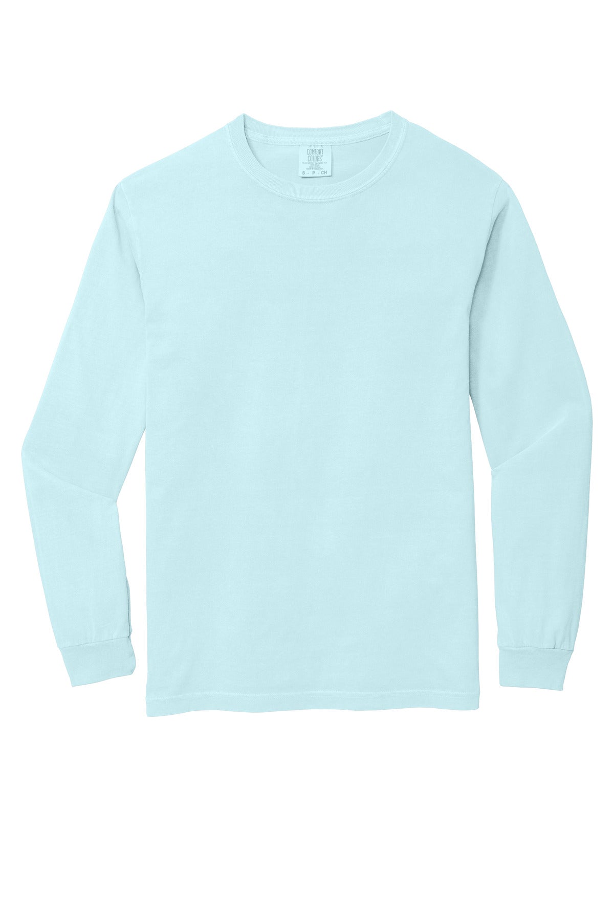 COMFORT COLORS  Heavyweight Ring Spun Long Sleeve Tee - Chambray