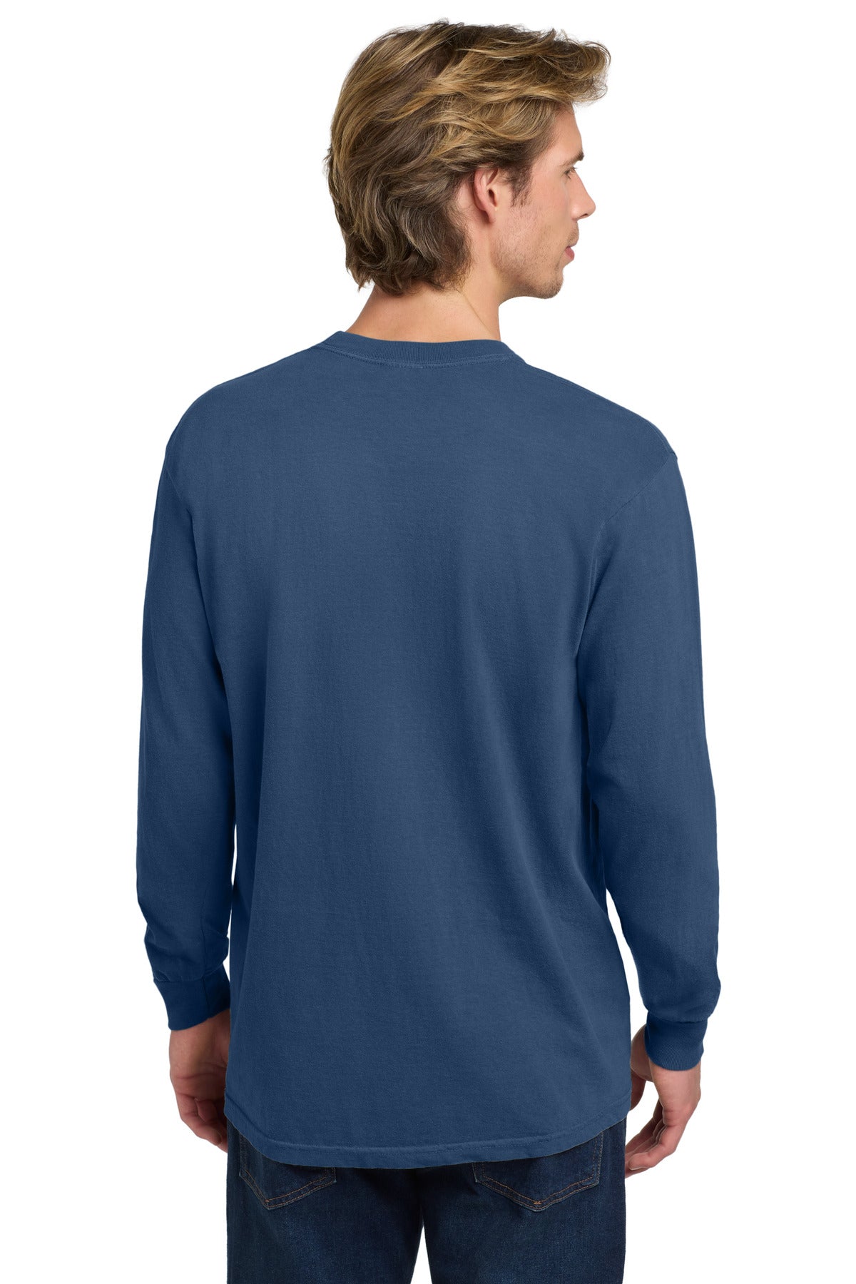 COMFORT COLORS  Heavyweight Ring Spun Long Sleeve Tee - China Blue