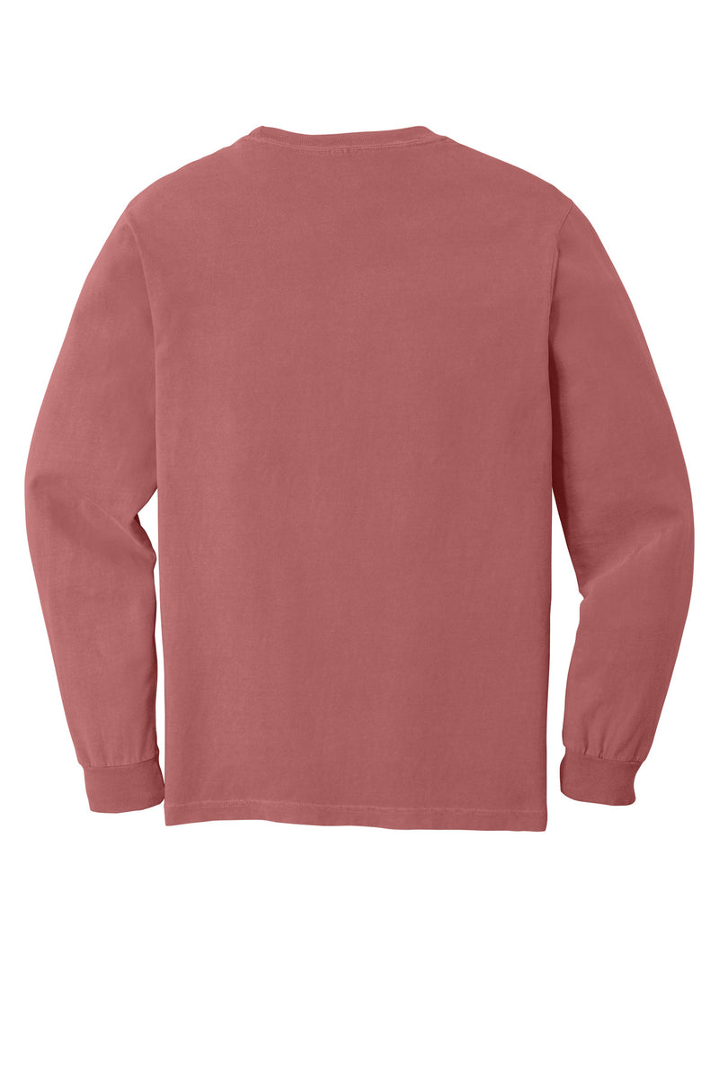 COMFORT COLORS  Heavyweight Ring Spun Long Sleeve Tee - Crimson