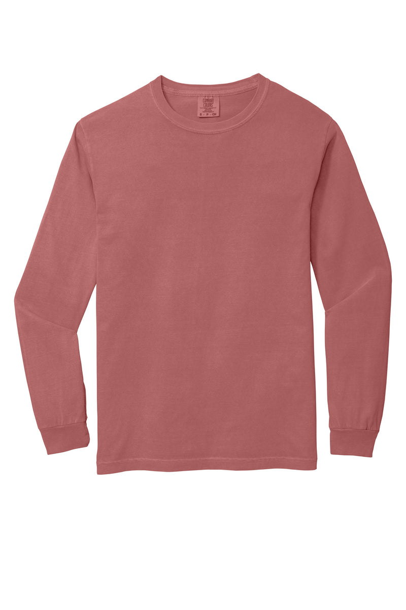 COMFORT COLORS  Heavyweight Ring Spun Long Sleeve Tee - Crimson