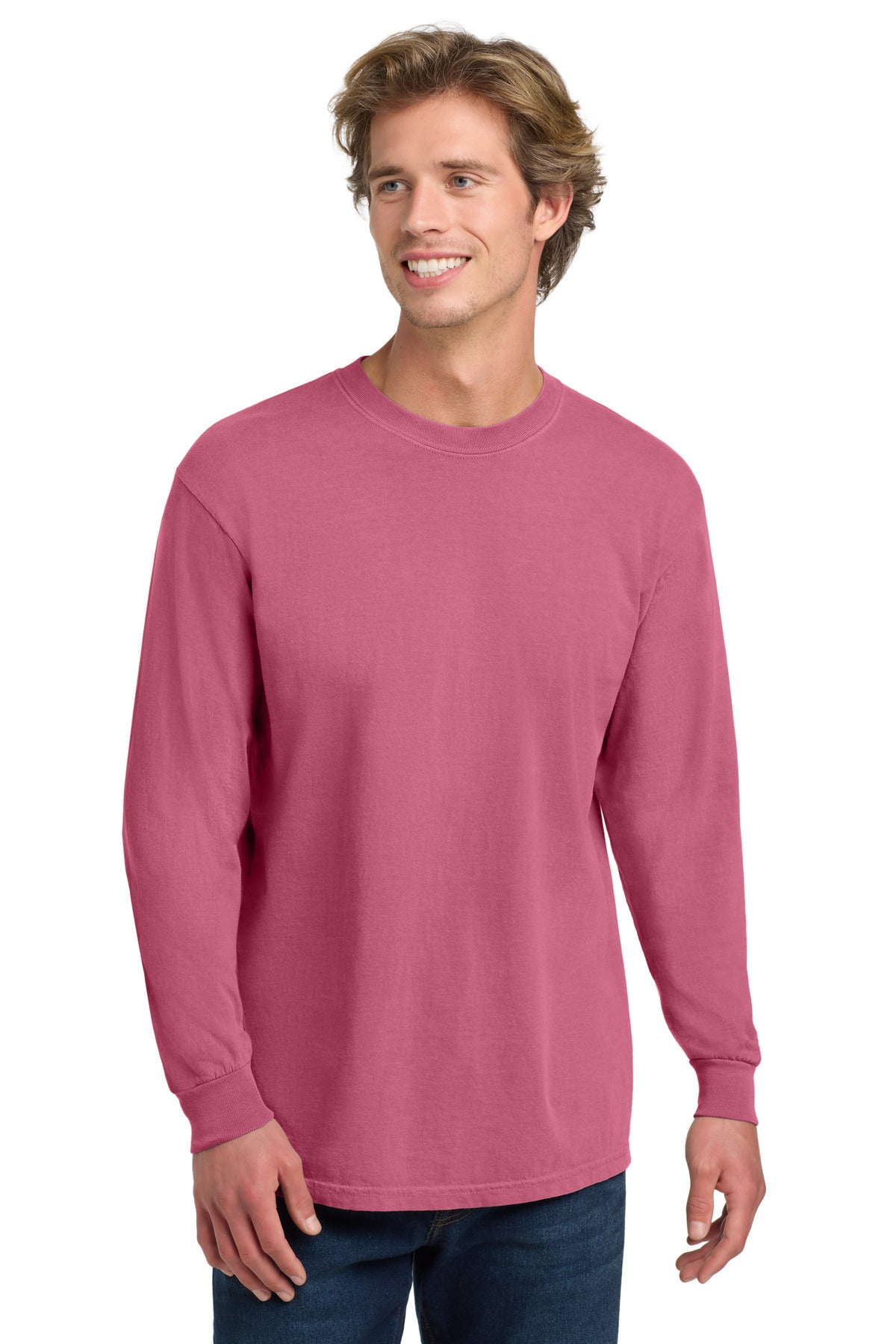 COMFORT COLORS  Heavyweight Ring Spun Long Sleeve Tee - Crunchberry