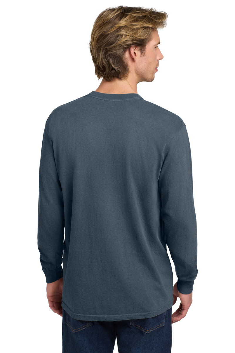 COMFORT COLORS  Heavyweight Ring Spun Long Sleeve Tee - Denim