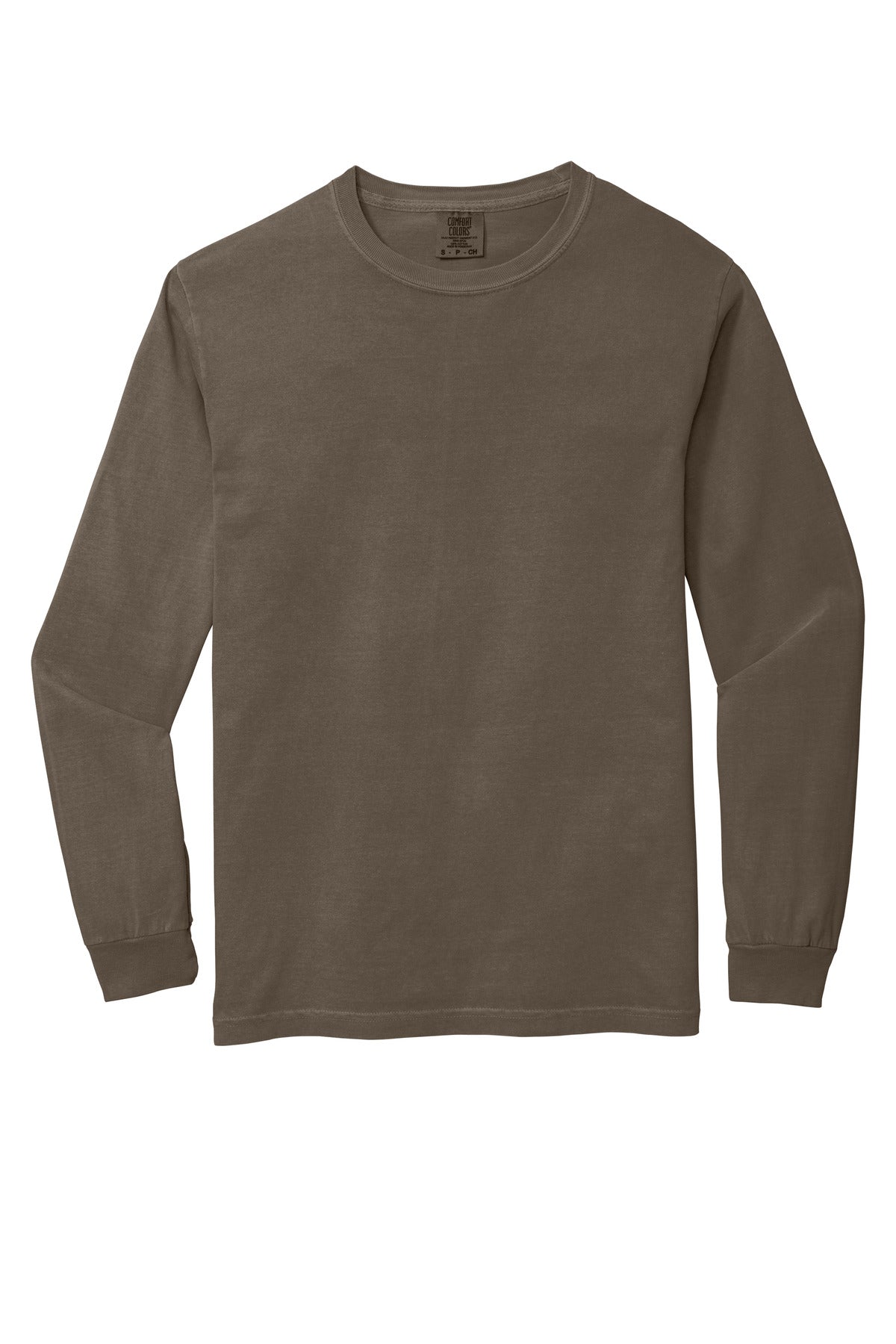 COMFORT COLORS  Heavyweight Ring Spun Long Sleeve Tee - Espresso