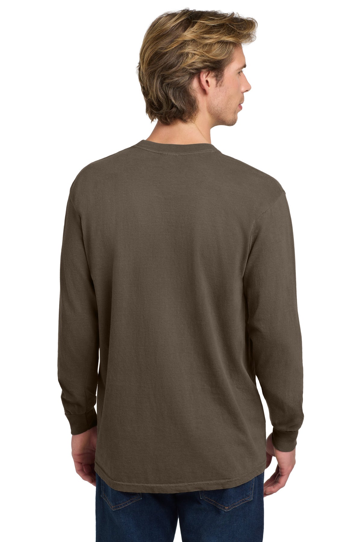 COMFORT COLORS  Heavyweight Ring Spun Long Sleeve Tee - Espresso