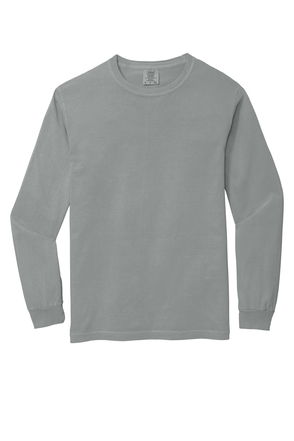 COMFORT COLORS  Heavyweight Ring Spun Long Sleeve Tee - Granite