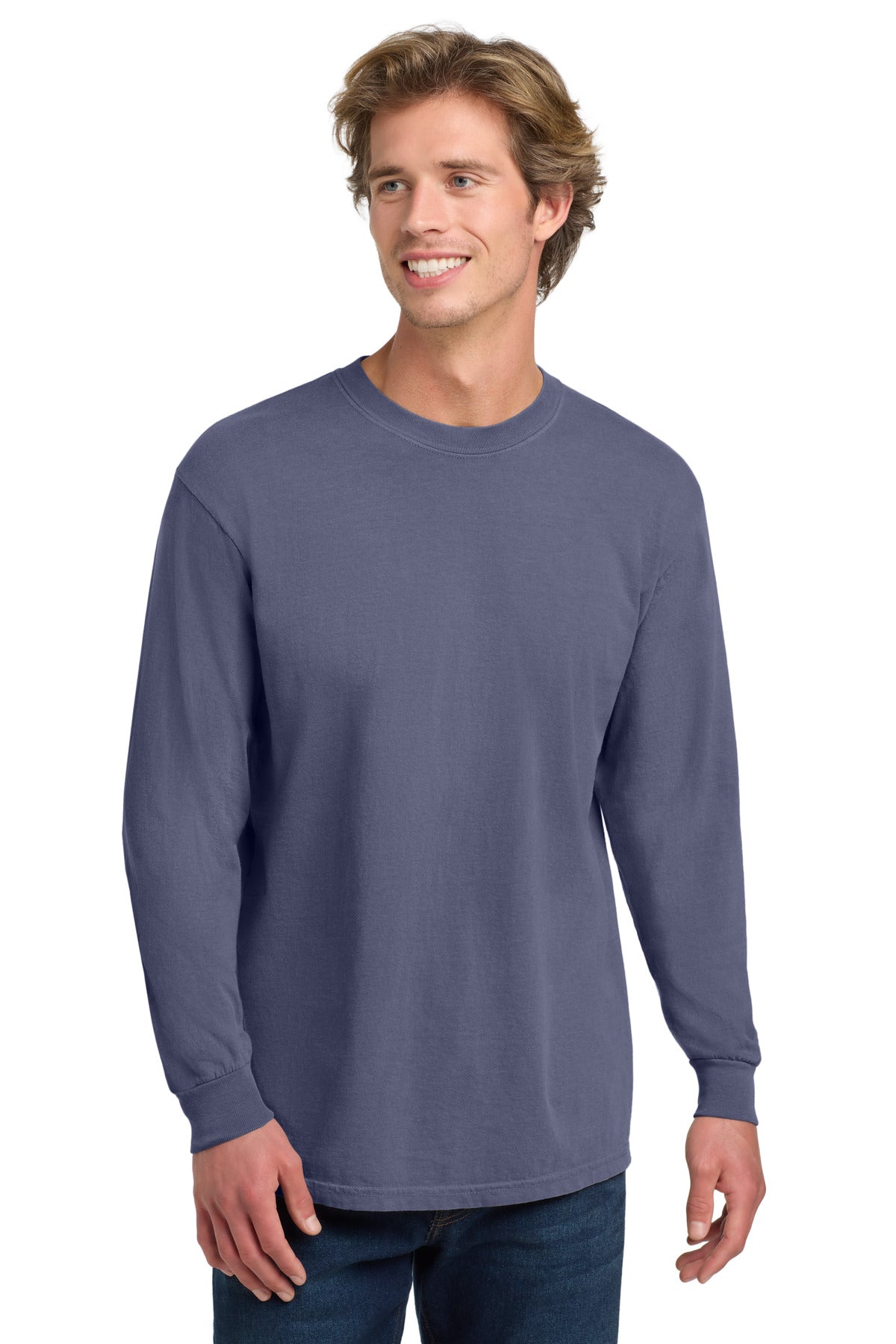 COMFORT COLORS  Heavyweight Ring Spun Long Sleeve Tee - Grape