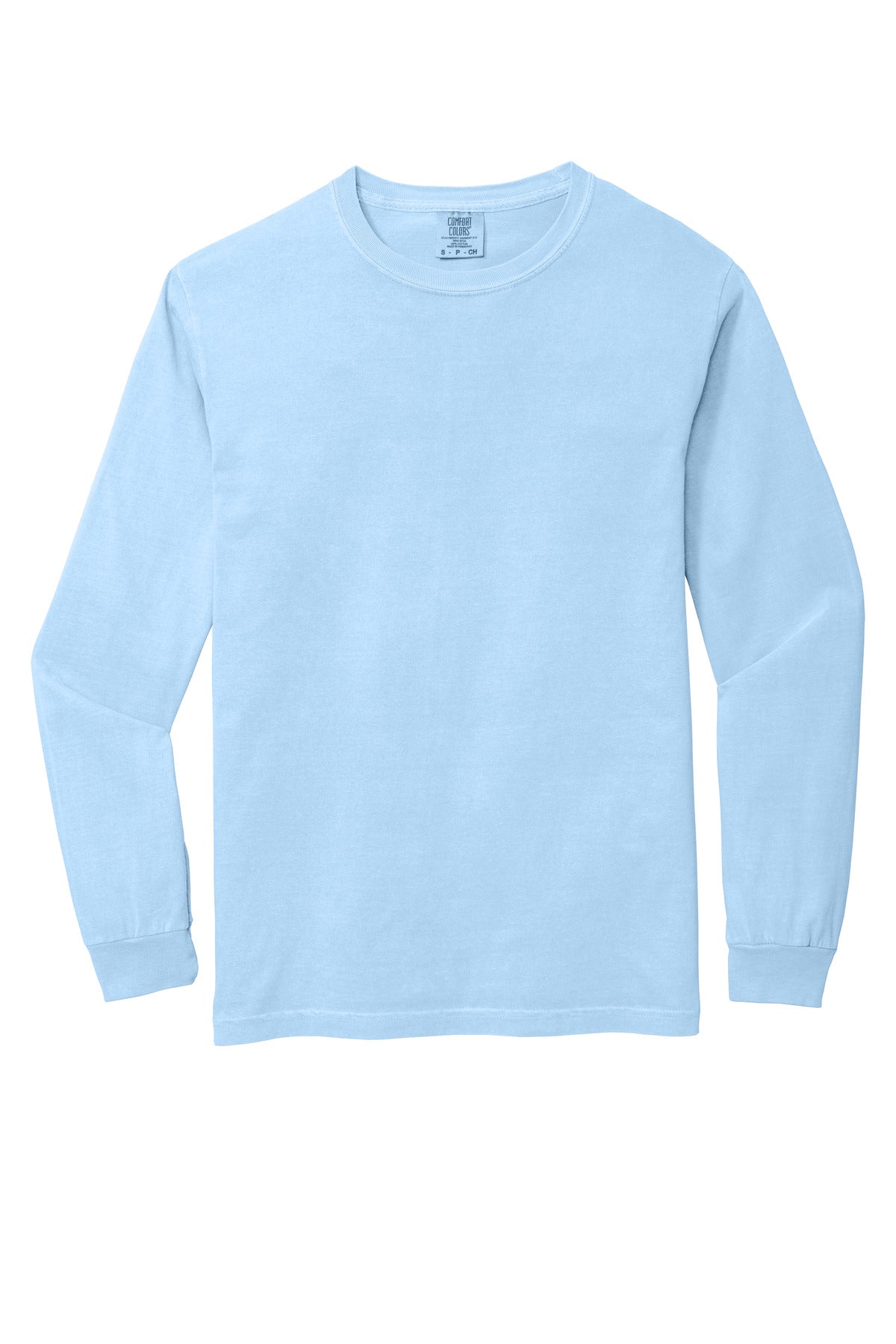 COMFORT COLORS  Heavyweight Ring Spun Long Sleeve Tee - Hydrangea