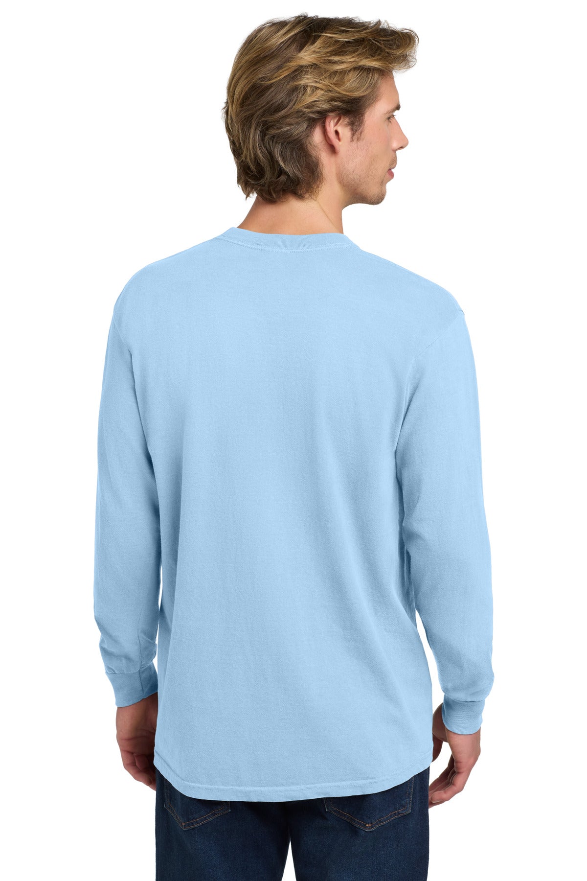 COMFORT COLORS  Heavyweight Ring Spun Long Sleeve Tee - Hydrangea