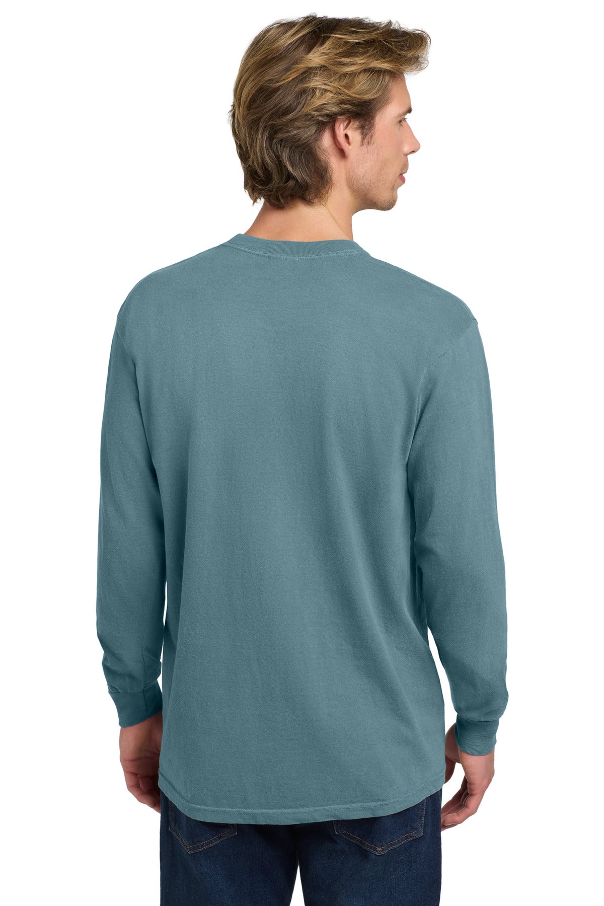 COMFORT COLORS  Heavyweight Ring Spun Long Sleeve Tee - Ice Blue
