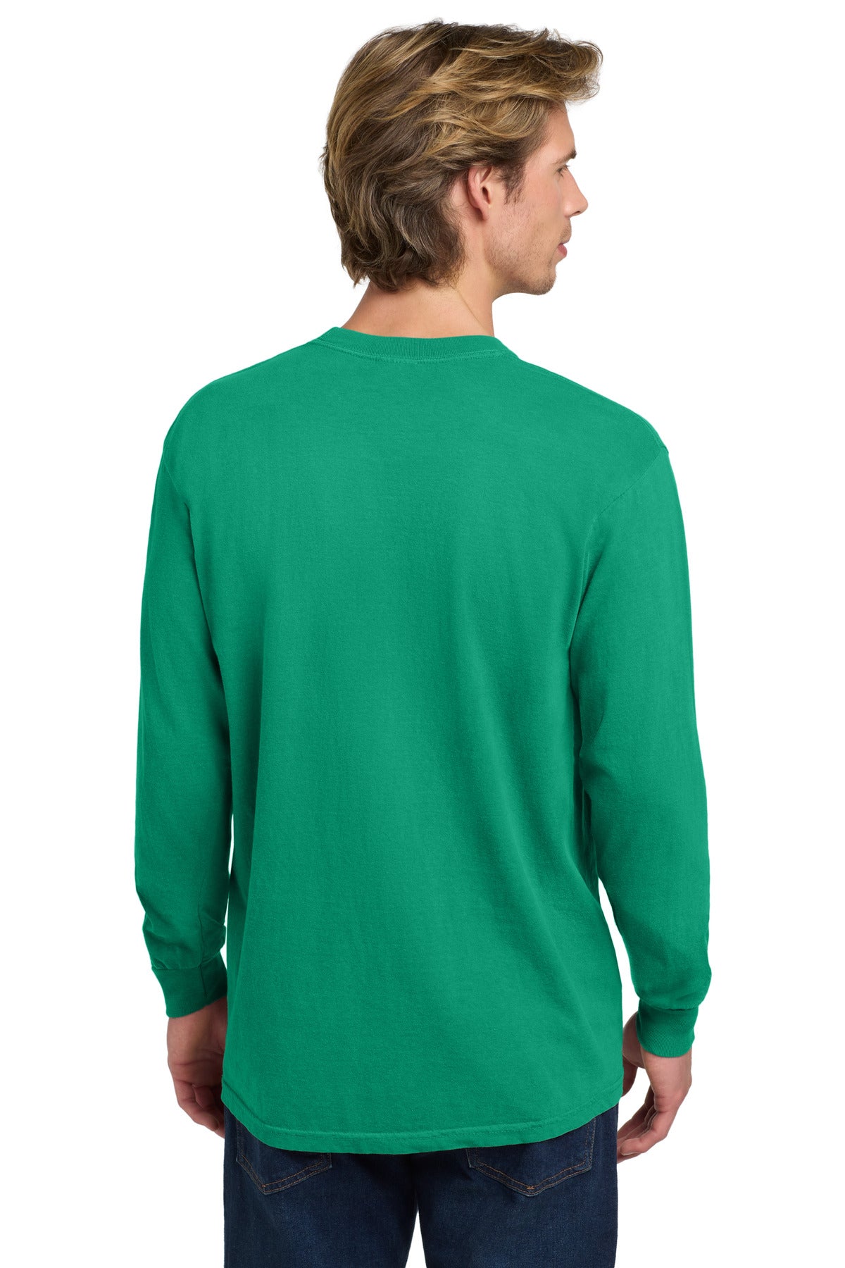 COMFORT COLORS  Heavyweight Ring Spun Long Sleeve Tee - Island Green