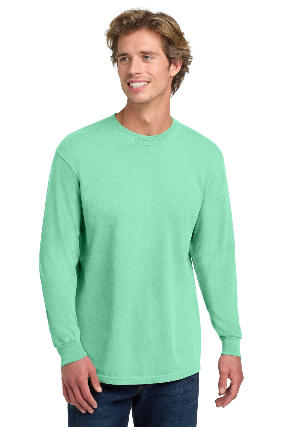COMFORT COLORS  Heavyweight Ring Spun Long Sleeve Tee - Island Reef