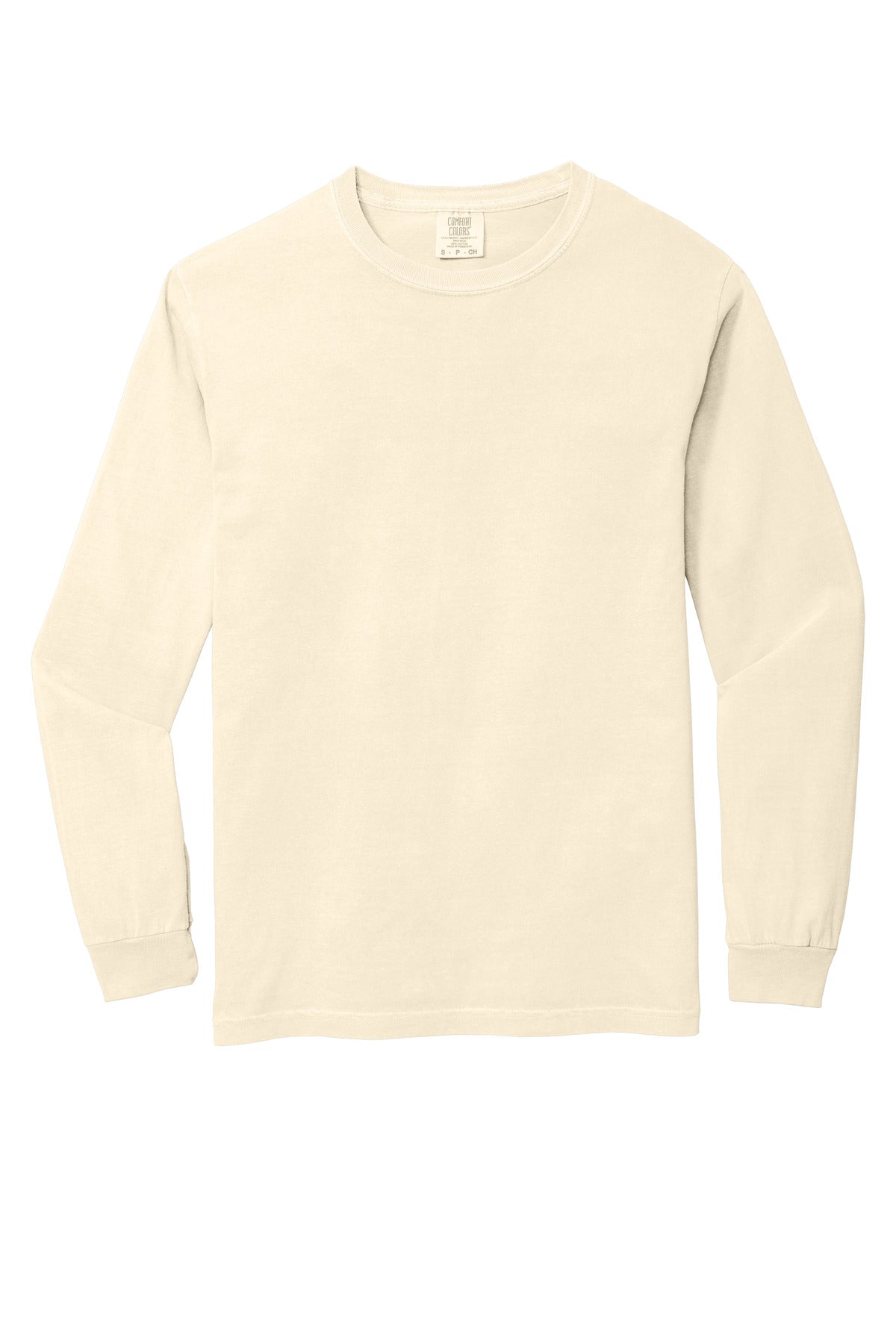 COMFORT COLORS  Heavyweight Ring Spun Long Sleeve Tee - Ivory