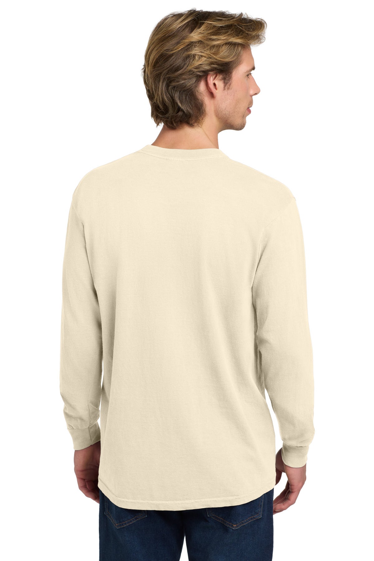 COMFORT COLORS  Heavyweight Ring Spun Long Sleeve Tee - Ivory