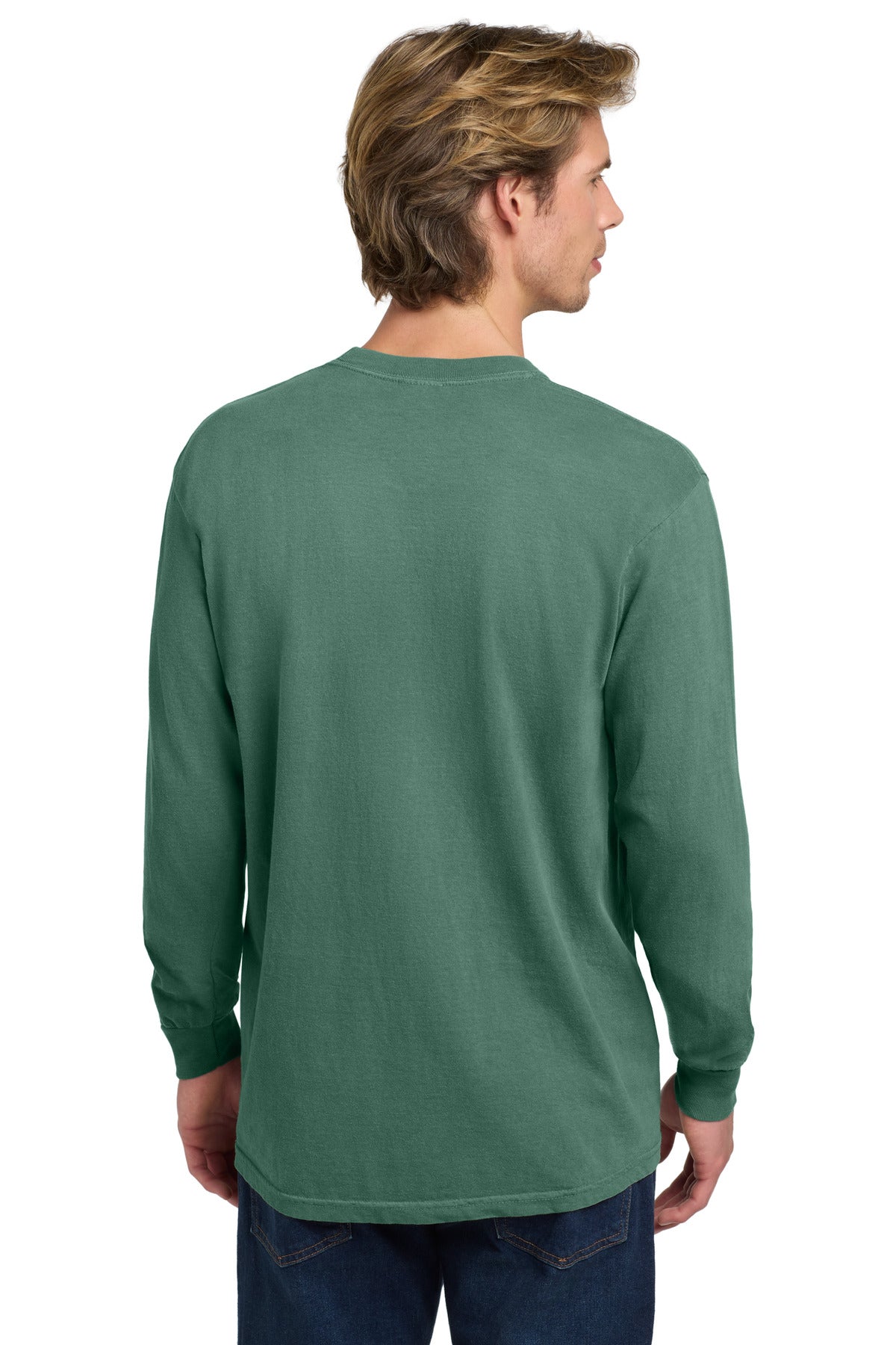 COMFORT COLORS  Heavyweight Ring Spun Long Sleeve Tee - Light Green