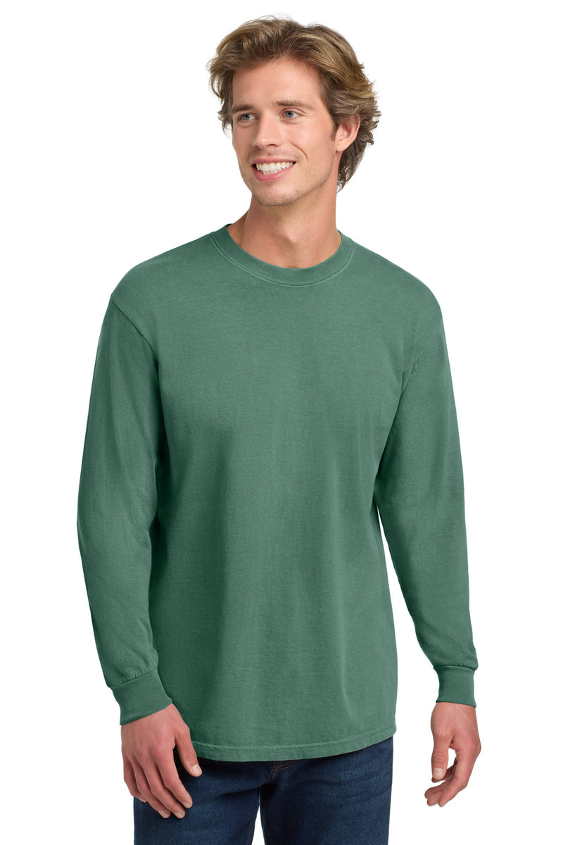 COMFORT COLORS  Heavyweight Ring Spun Long Sleeve Tee - Light Green